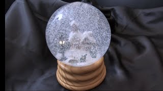 Ep 50  quotChurch and Lamp Postquot Snow Globe Repair  Water Change Replace Snow Reattach Figurine [upl. by Opportuna]