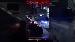 If luke tried to save Ben Kenobi starwarsbattlefront2 darthvader [upl. by Llecram]