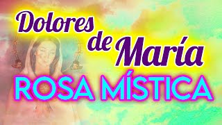 🌹Rosario Rosa Mística DOLORES DE MARIA martes y viernes [upl. by Anrahc801]