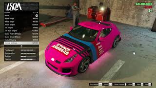 GTA Online ANNIS EUROS Review Customization amp Drift Test Los Santos Tuners DLC  Nissan 350z [upl. by Suhail]