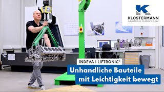 Messtechniker mit Superkräften  Unhandliche Bauteile mit Leichtigkeit bewett  INDEVA Liftronic® [upl. by Arol408]