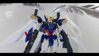 Real Grade Wing Gundam Zero EW Review [upl. by Enilekcaj]