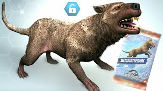 UNLOCK MEGISTOTHERIUM MAX LEVEL 40  JURASSIC WORLD THE GAME [upl. by Aihsyt]