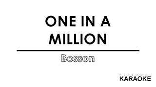 Bosson  One in A Million Personal Karaoke [upl. by Cargian]