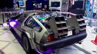 El DeLorean exhibido en Garbarino [upl. by Roch]