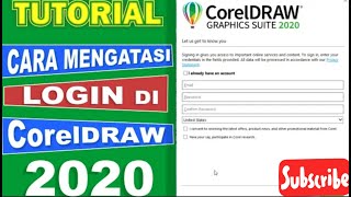 langkahCara Menghilangkan LOGIN AKUN Pada applikasi COREL DRAW 2020 [upl. by Sowell827]