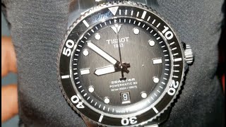 New Tissot Seastar 1000 Powermatic 80 40mm Black Dial Watch Japan [upl. by Teresita]