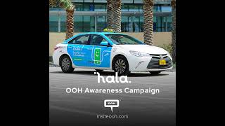 Hala Collaborates With Careem Promoting Convenient RAKTA Taxi Rides in Ras Al Khaimah on DOOH [upl. by Eelarol137]