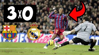 BARCELONA X REAL MADRID  2005  JOGO COMPLETO [upl. by Esinert955]