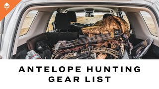 Top 10 Items for an Antelope Hunt [upl. by Inman]