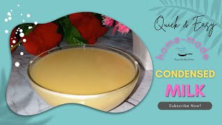 Homemade Condensed Mik recipe  Condensed milk  Condensed milk at home  How to cook Condensed milk [upl. by Nailil]