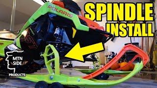 Switchback Assault BOOST build  MTNside Products OFFSET spindles  Curve XSM ski INSTALL [upl. by Avra]