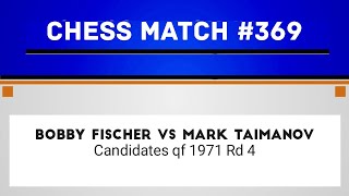 Bobby Fischer vs Mark Taimanov • Candidates qf 1971 Rd 4 [upl. by Notsnarc]