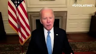 Footage of Biden’s disputed ‘garbage’ comment [upl. by Eittel]