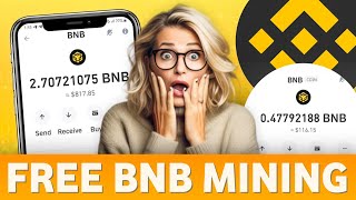 FREE BNB MINING 🤑 no minimum withdraw [upl. by Yllah537]