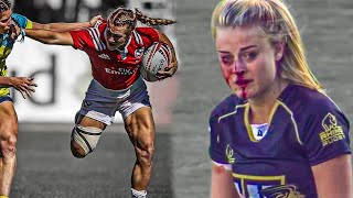 THE VICIOUS SIDE Of Womens Rugby  Watch These Ladies Dish Out Some BIG HITS amp MONSTER TACKLES [upl. by Rhpotsirhc86]