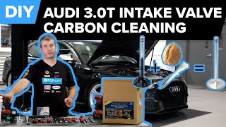 Carbon Cleaning  How To Scrape and Walnut Blast your Intake Valves Audi 30T B8 S4S5 A68Q5SQ5 [upl. by Cassella]