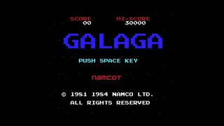 Galaga OSTMSX  Name Entry [upl. by Zzabahs]