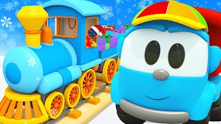 Leo the truck full episodes Toy trains for kids Vehicles amp Choo Choo Train cartoons for kids [upl. by Sydel]