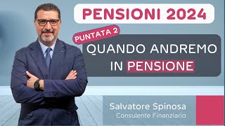 Pensioni 2024  2 Quando andremo in pensione [upl. by Atsillak]