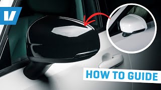 How to change wing mirror cover on Volvo V90 S90 XC90 V60 S60 XC60 XC40 [upl. by Dnalrag673]