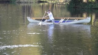 Freestyle Canoeing  Kanu Canadier paddeln  Dave  Zerniasfließ Spreewald [upl. by Aicemak]