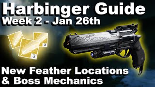 Harbinger  Week 2  Jan 26th  New Paracausal Feather Locations  New Boss Mechanics [upl. by Chladek965]