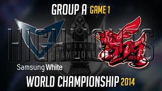 Samsung White vs Ahq e Sports Club Highlights S4 Worlds  SSW vs AHQ LoL S4 World Championship 2014 [upl. by Lanford458]