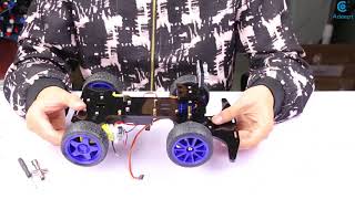 Adeept 4WD RC Arduino Smart Car Kit Assembly TutorialPart 2 [upl. by Bonnell709]