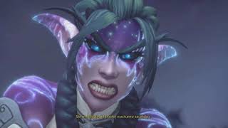 Tyrande vs Sylvanas 91 AUDIO LATINO [upl. by Rennat]