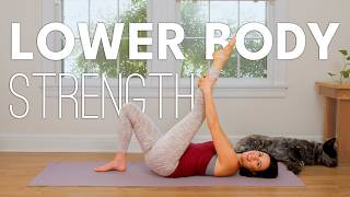 Lower Body Strength  30 Minute Yoga Practice [upl. by Adnicul]