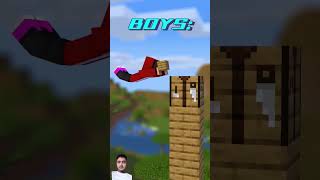 Girl MLG vs Boy MLG  MAIZEN Minecraft Animation shorts [upl. by Rasaec325]