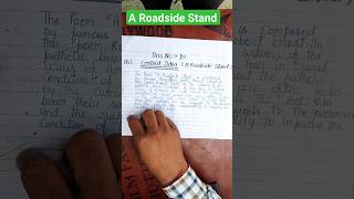 A roadside stand class 12 Central ideaA roadside stand class 12Class 12 a roadside stand poem [upl. by Ogir]