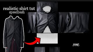 roblox realistic shirt photobash tutorial [upl. by Ferrick]