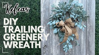 Greenery Cascading Viral Wreath [upl. by Editha]