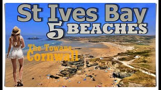 St Ives Bay I Cornwall I The Towans I Hayle Beach I Gwithian Beach I Sheep Dip I St Gothian Sands [upl. by Stubbs]