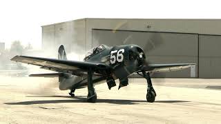 Planes of Fame Flight Demo Grumman F8F Bearcat Startup [upl. by Tohcnarf662]