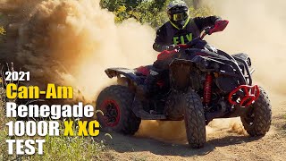 2021 Can Am Renegade 1000R X XC Test Review [upl. by Anin638]