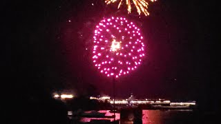 Wequassett 4th of July Fireworks July 4 2024 Harwich MA  Round Cove [upl. by Chaille622]