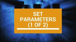 FrameForge Video Tutorial  Set Parameters 1 of 2 [upl. by Zanahs317]