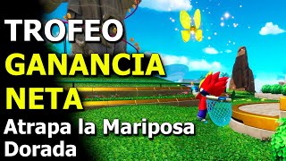 Astro Bot ¿Cómo Conseguir Trofeo GANANCIA NETA Atrapa la Mariposa Dorada en Monos al Escape [upl. by Luehrmann]