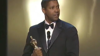 Denzel Washington Wins Best Actor  74th Oscars 2002 [upl. by Berardo]