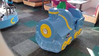 Preview Of A Fun2Learn Barney Train Kiddie Ride [upl. by Weiss]