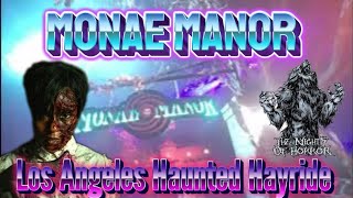 Monae Manor  Full Walkthrough  Los Angeles Haunted Hayride 2024 [upl. by Kellyn203]