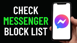 How To Check Messenger Block List  Find Blocked People On Messenger Full Guide [upl. by Enitsirt]