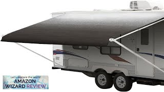 ShadePro RV Awning Fabric Replacement Premium Grade Weatherproof Vinyl Review [upl. by Imelida56]