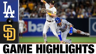 Dodgers vs Padres Game Highlights 62221 MLB Highlights [upl. by Germayne610]