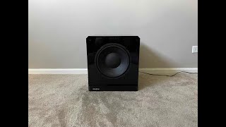 Velodyne FSX12BG or FSX12 Home Theater Powered Active Subwoofer [upl. by Jonas151]