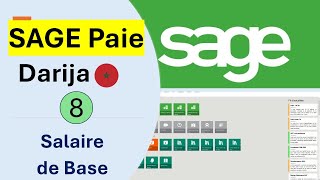 8 Formation SAGE PAIE Darija Marocain  Salaire de Base [upl. by Varin364]