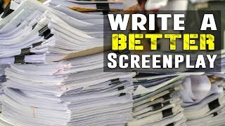 12 Tips To Help A Screenwriter Write A Better Screenplay [upl. by Eveneg]